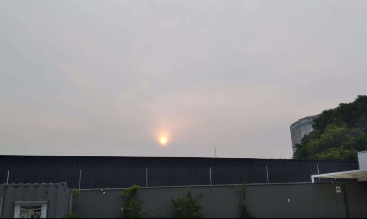 Previsão do tempo Sol encoberto por fumaça em Manaus - Foto: Ana Kelly Franco/Portal Norte