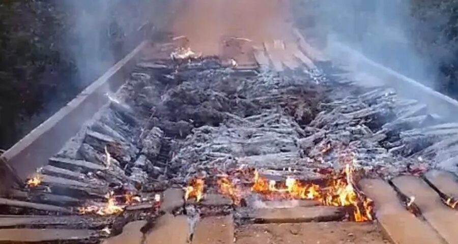 TO Polícia investiga incêndio de ponte que dá acesso ao Jalapão