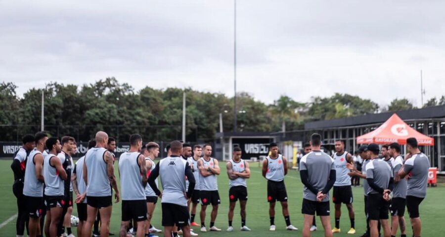 Time da Gigante da Colina durante treino no RJ - Foto: Leandro Amorim / Vasco da Gama