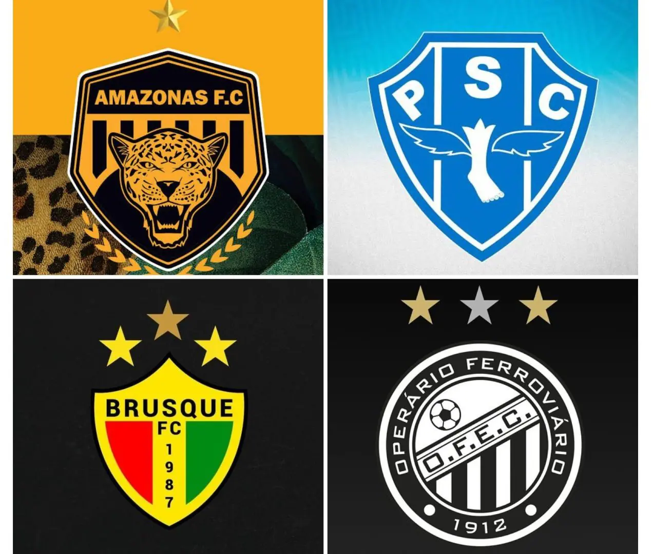 Os times da Série C que subiram para a Série B do Brasileirão 2024