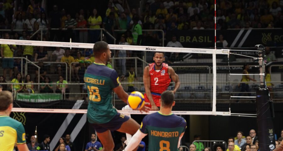 A Seleção derrotou Cuba Por 3 Sets A 1, Em Jogo válido pelo Grupo A do torneio Pré-Olímpico de Vôlei - Foto: Lorando Labbe/Fotoarena/Estadão Conteúdo