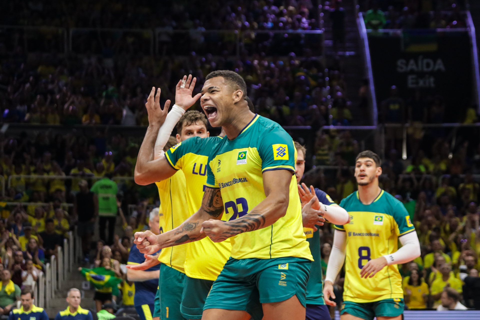 Seleção brasileira vence Irã e está a uma partida da vaga olímpica de Paris 2024