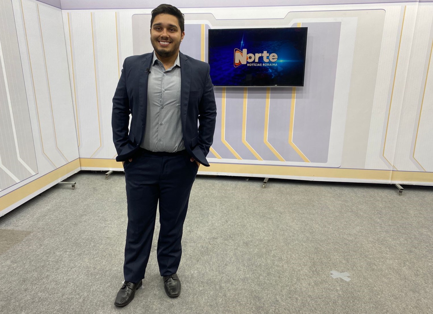 O jornal Norte Notícias é apresentado por Jhonatas Souza – Reprodução/TV Norte Boa Vista