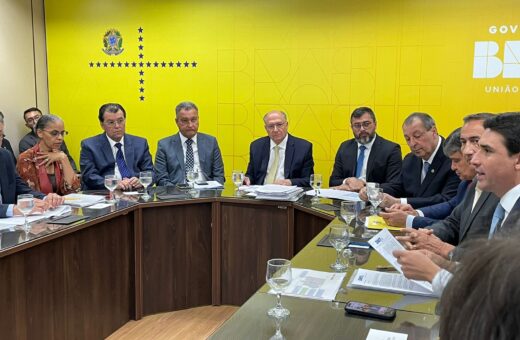 Reunião na Vice-Presidência da República, em Brasília, para discutir a crise hídrica no Amazonas - Foto: Equipe Norte, em Brasília