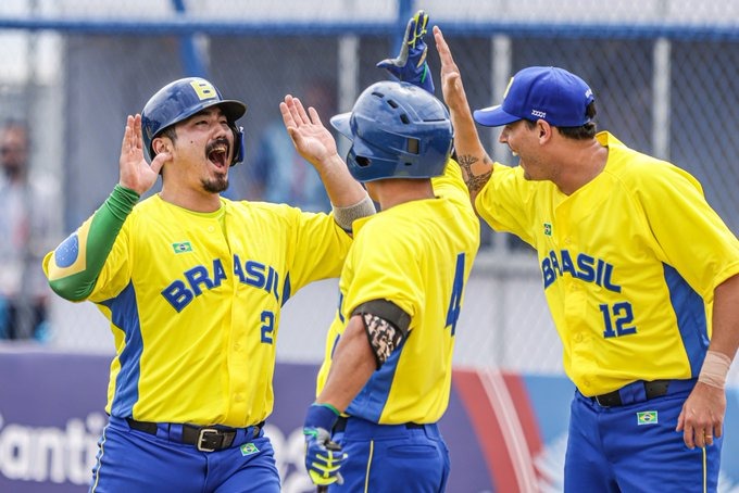 Brasil estreia no Pan-Americano 2023 com vitória no beisebol