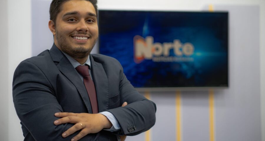 O jornal Norte Notícias é apresentado pelo Jhonatas Souza – Reprodução/TV Norte Boa Vista