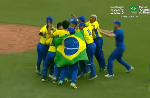 Seleção brasileira de beisebol vence quartas no Pan-Americano 2023