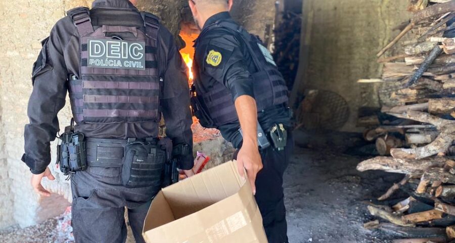 Polícia Civil incinera 61,5 kg de drogas em ação contra o tráfico no Tocantins