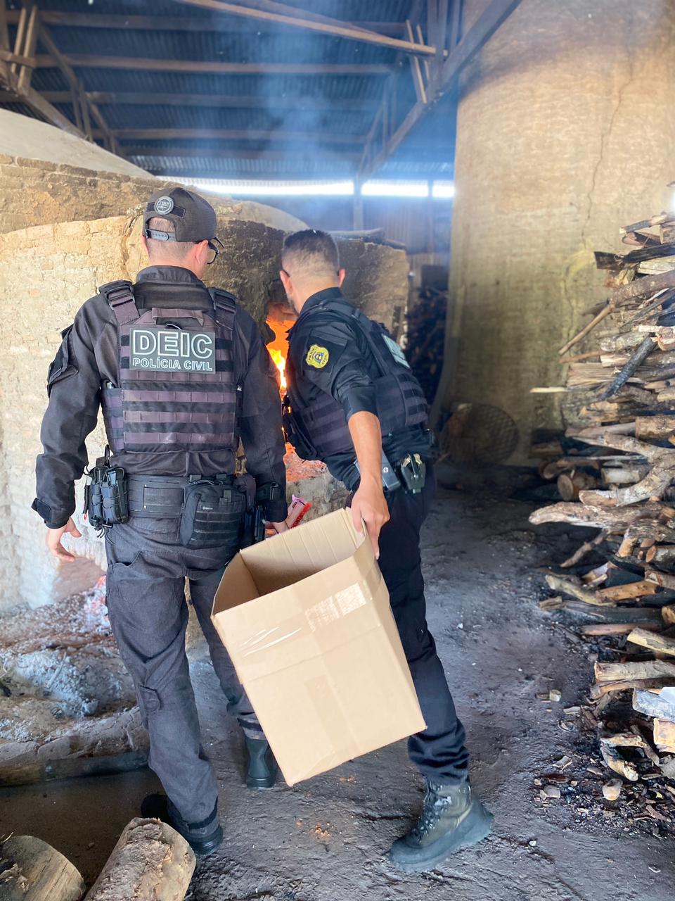 Polícia Civil incinera 61,5 kg de drogas em ação contra o tráfico no Tocantins