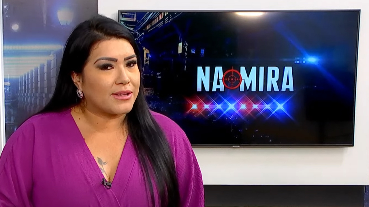 O Programa Na Mira é apresentado por Mei Shapiama – Foto: Reprodução/TV Norte Amazonas