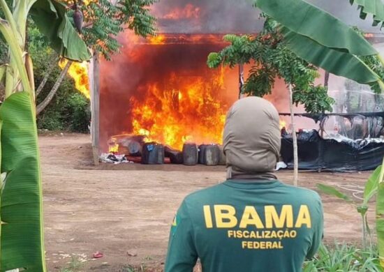 Operação destrói estrutura de apoio ao garimpo na Terra Yanomami, em RR