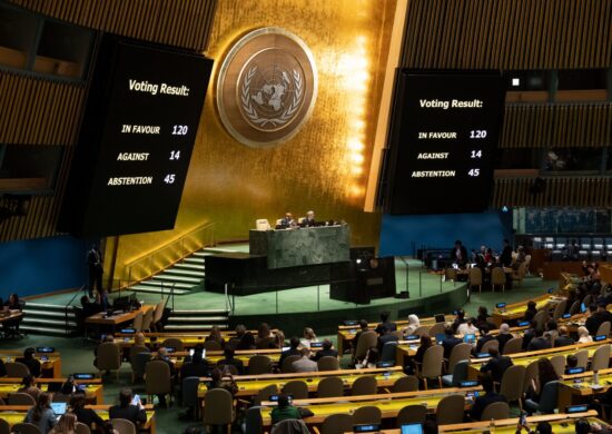 Texto aprovado na ONU foi proposto pela Jordânia - Foto: Reprodução/X @UN