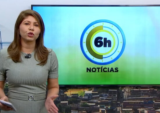 Jornal 6h Notícias foi apresentado por Mariana Rocha – Foto: Reprodução/TV Norte Amazonas