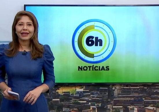 Jornal 6h Notícias foi apresentado por Mariana Rocha – Foto: Reprodução/TV Norte Amazonas