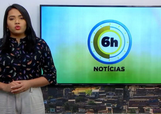 Jornal 6h Notícias foi apresentado por Luana Lima – Foto: Reprodução/TV Norte Amazonas