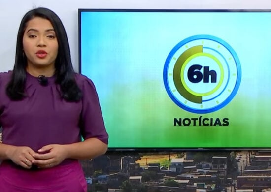 Jornal 6h Notícias foi apresentado por Luana Lima – Foto: Reprodução/TV Norte Amazonas