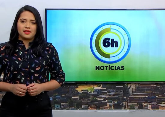 Jornal 6h Notícias foi apresentado por Luana Lima – Foto: Reprodução/TV Norte Amazonas