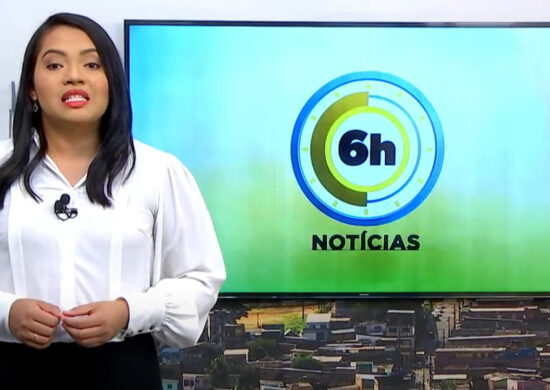 Jornal 6h Notícias foi apresentado por Luana Lima – Foto: Reprodução/TV Norte Amazonas