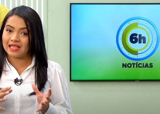 Jornal 6h Notícias foi apresentado por Luana Lima – Foto: Reprodução/TV Norte Amazonas