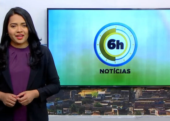 Jornal 6h Notícias foi apresentado por Luana Lima – Foto: Reprodução/TV Norte Amazonas