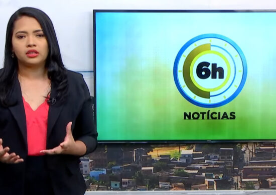 Jornal 6h Notícias foi apresentado por Luana Lima – Foto: Reprodução/TV Norte Amazonas