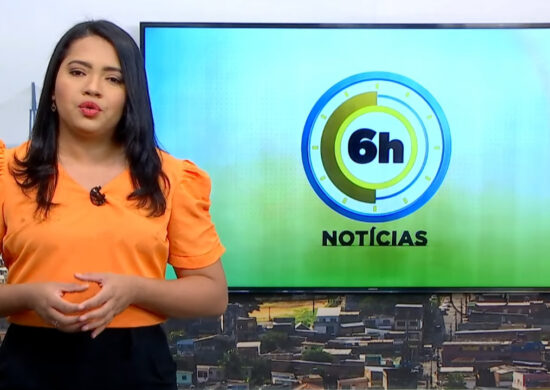 Jornal 6h Notícias foi apresentado por Luana Lima – Foto: Reprodução/TV Norte Amazonas