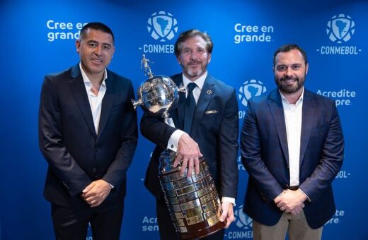 O presidente da Conmebol, Alejandro Domínguez confirmou o jogo entre o Fluminense e Boca Juniors no Maracanã, no dia 4 de novembro - Foto: Reprodução/ Instagram @alejandrodominguezws