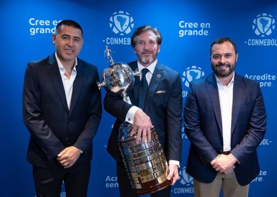 O presidente da Conmebol, Alejandro Domínguez confirmou o jogo entre o Fluminense e Boca Juniors no Maracanã, no dia 4 de novembro - Foto: Reprodução/ Instagram @alejandrodominguezws