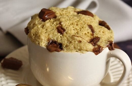 Cookies de caneca de micro-ondas para o dia das crianças - Foto: Senac/Arquivo