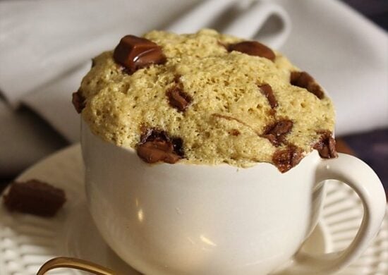 Cookies de caneca de micro-ondas para o dia das crianças - Foto: Senac/Arquivo