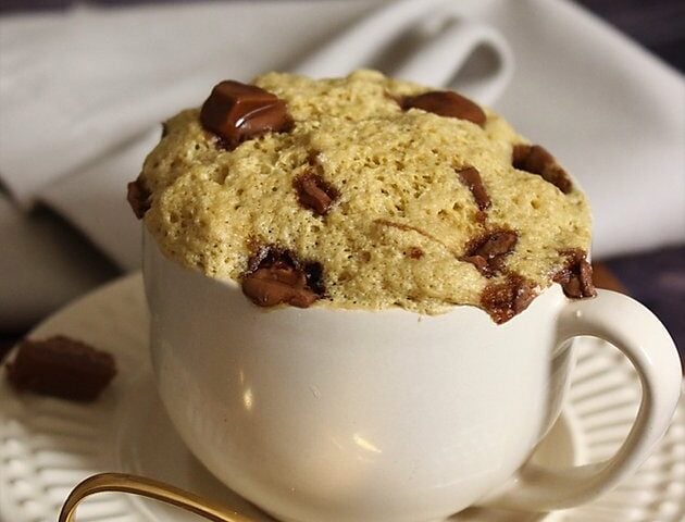 Cookies de caneca de micro-ondas para o dia das crianças - Foto: Senac/Arquivo