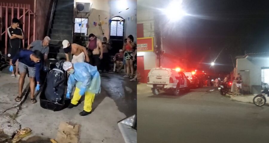 Corpo foi encontrado em avançado estado de decomposição em kitnet – Foto: Reprodução/WhatsApp