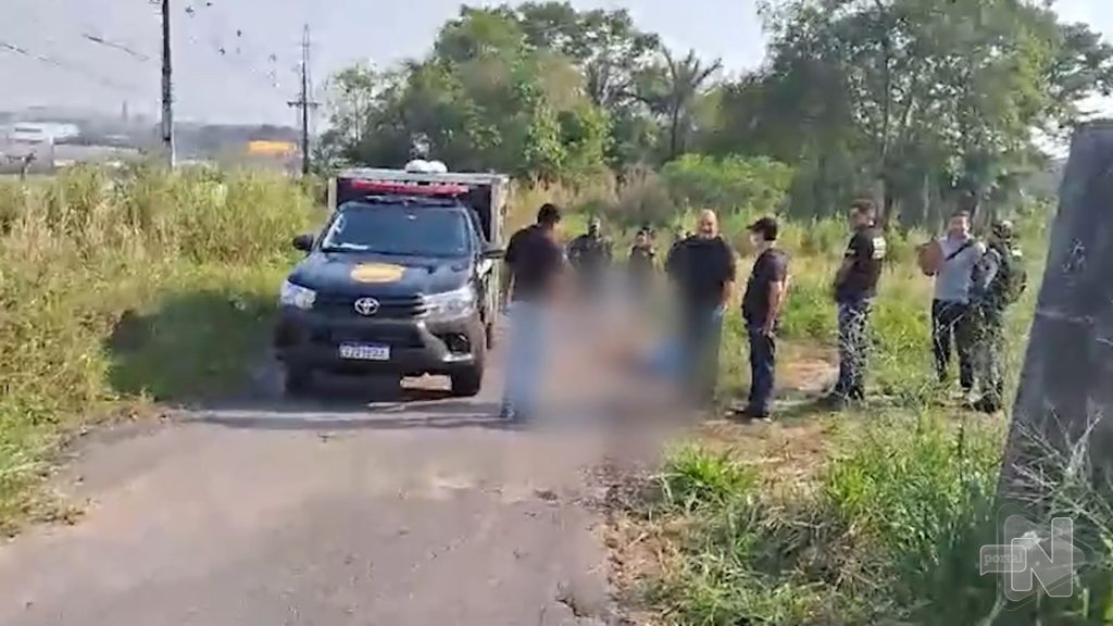 Dois corpos são encontrados amarrados na Avenida das Torres em Manaus – Foto: Reprodução/TV Norte Amazonas
