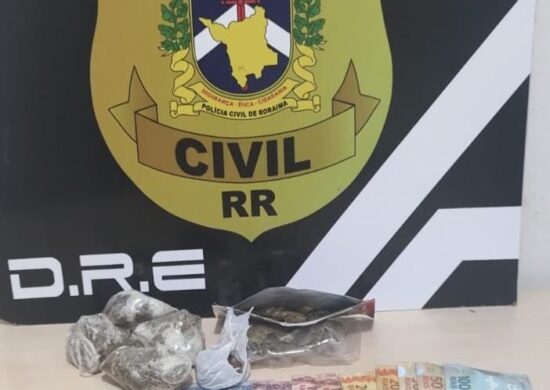 Polícia Civil prende 3 pessoas e apreende 4 kg de drogas em Boa Vista