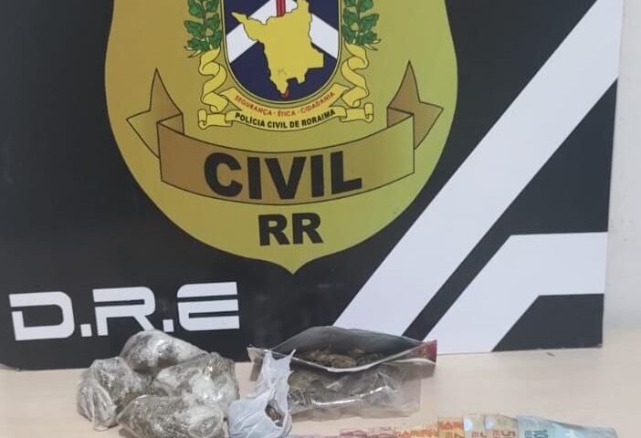 Polícia Civil prende 3 pessoas e apreende 4 kg de drogas em Boa Vista