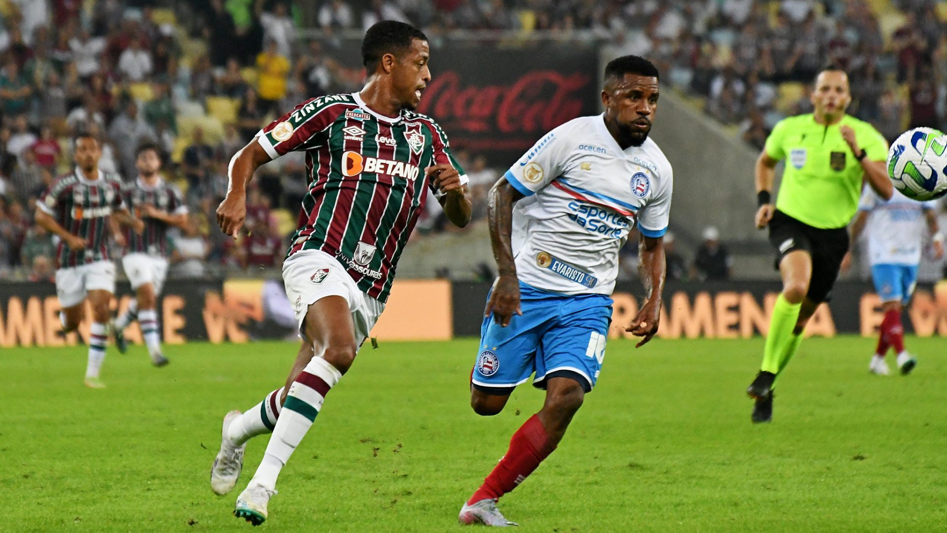Fluminense e Bahia duelam nesta terça (31) pela 31ª rodada do Brasileirão - Foto: Reprodução/Mailson Santana/Fluminense Fc