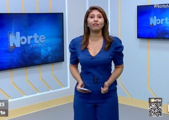 O Norte Notícias é apresentado por Mariana Rocha – Foto: Reprodução/TV Norte Amazonas