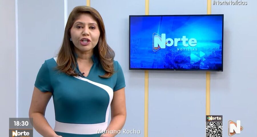 O Norte Notícias é apresentado por Mariana Rocha – Foto: Reprodução/TV Norte Amazonas