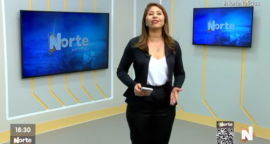 O Norte Notícias é apresentado por Mariana Rocha – Foto: Reprodução/TV Norte Amazonas