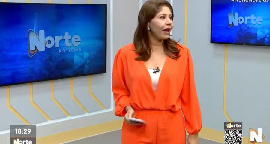 O Norte Notícias é apresentado por Mariana Rocha – Foto: Reprodução/TV Norte Amazonas