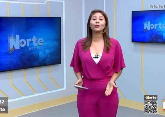 O Norte Notícias é apresentado por Mariana Rocha – Foto: Reprodução/TV Norte Amazonas