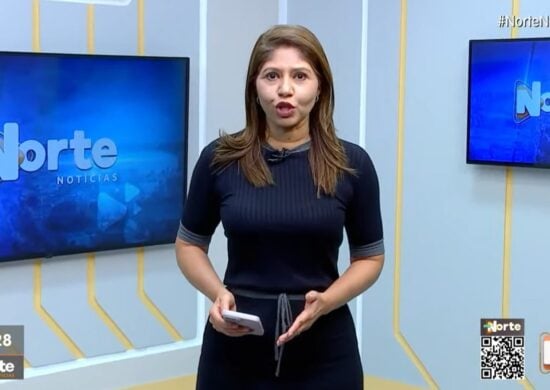 O Norte Notícias é apresentado por Mariana Rocha – Foto: Reprodução/TV Norte Amazonas