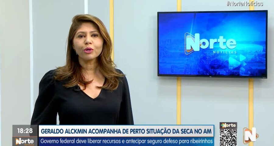 O Norte Notícias é apresentado por Mariana Rocha – Foto: Reprodução/TV Norte Amazonas