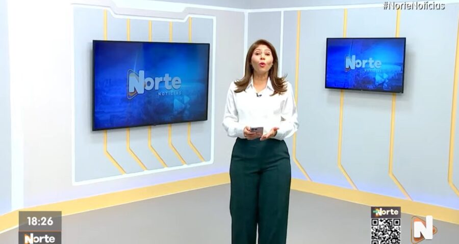 O Norte Notícias é apresentado por Mariana Rocha – Foto: Reprodução/TV Norte Amazonas