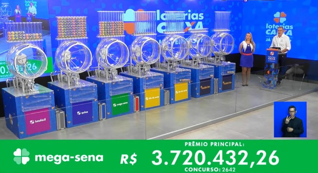 Mega-sena sorteou mais de R$ 3,7 milhões – Foto: Reprodução/YouTube