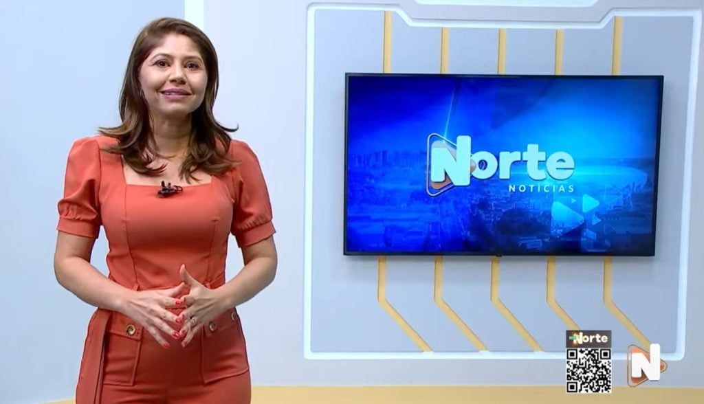 O Norte Notícias é apresentado por Mariana Rocha – Foto: Reprodução/TV Norte Amazonas