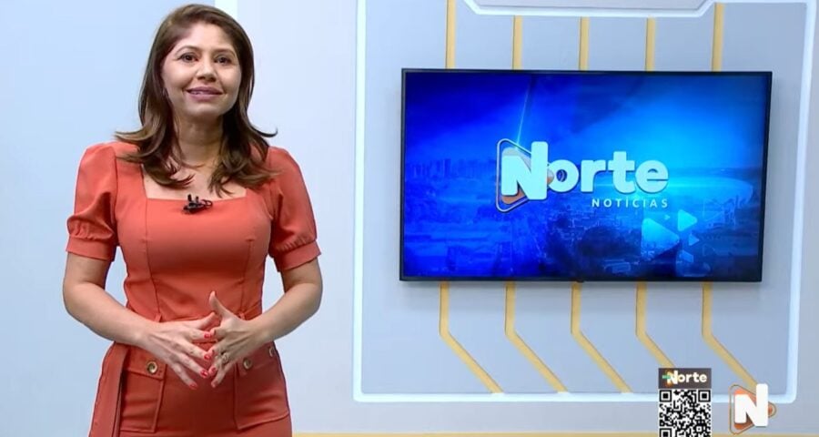 O Norte Notícias é apresentado por Mariana Rocha – Foto: Reprodução/TV Norte Amazonas