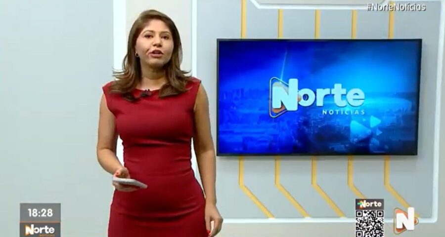 O Norte Notícias é apresentado por Mariana Rocha – Foto: Reprodução/TV Norte Amazonas