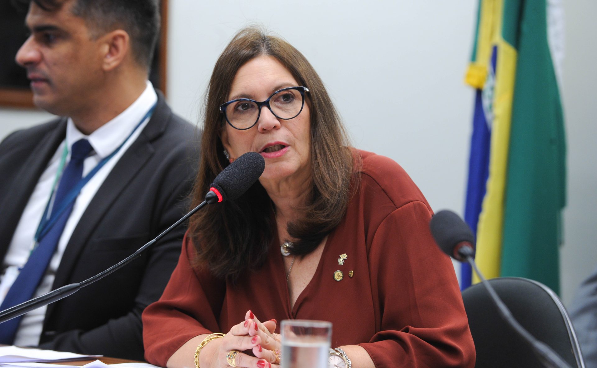 Deputada Bia Kicis durante a discussão e votação de propostas - Foto: Renato Araujo/Câmara dos Deputados