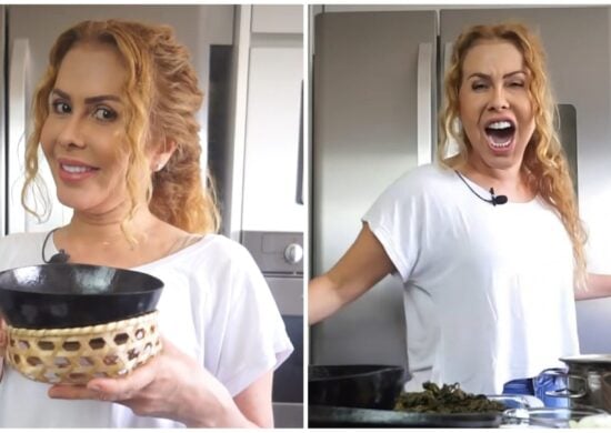 Joelma aproveitou momento para ensinar a receita do seu tacacá - Foto: Reprodução/TikTok/@joelmaareal